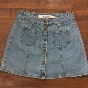 Brandy Melville button up skirt
